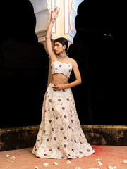 Floral Chikankari Lehenga
