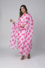 Straight Rose Print Kurta Set