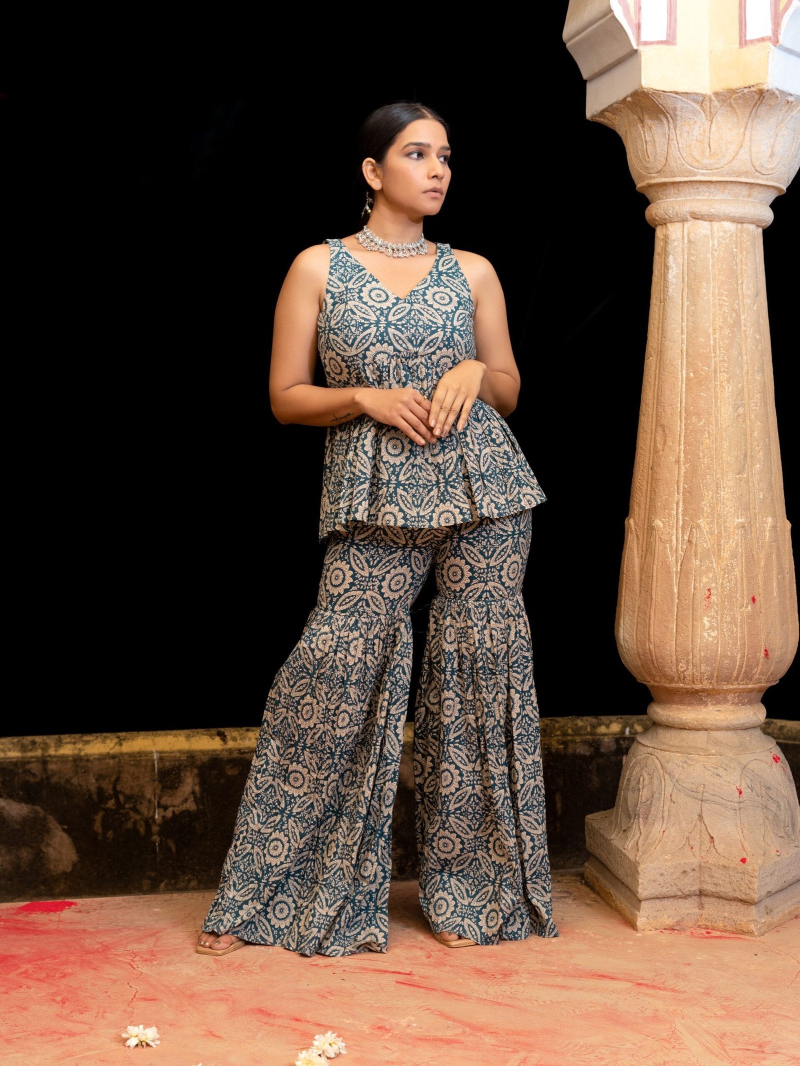 Cotton Fusion Sharara