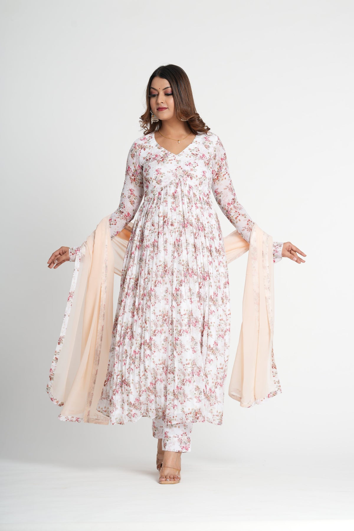 Stylish Naira Georgette Anarkali Set