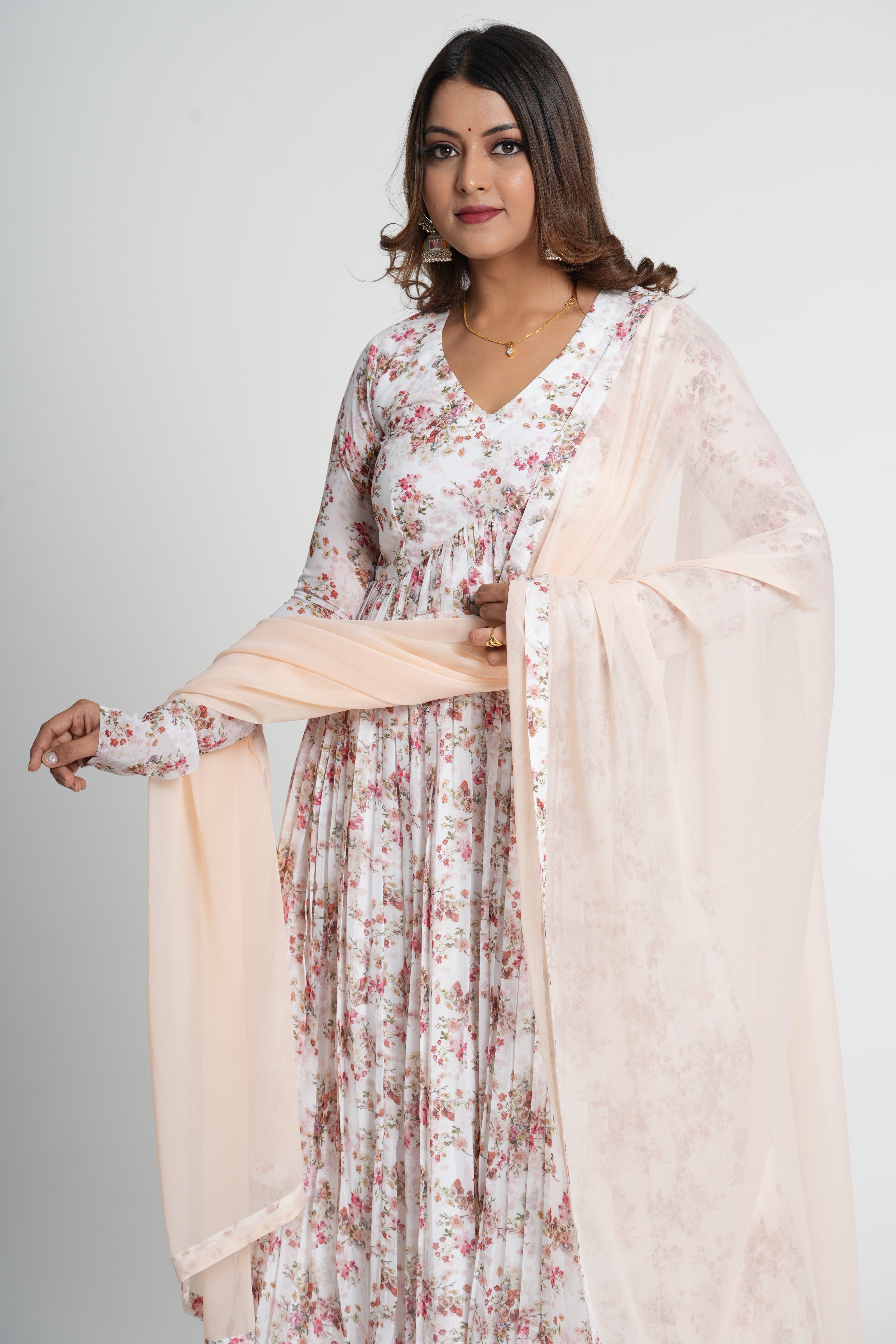 Stylish Naira Georgette Anarkali Set