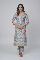 Chanderi Kurta Pant