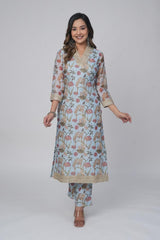 Chanderi Kurta Pant