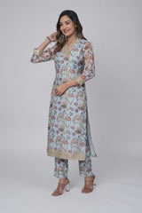 Chanderi Kurta Pant