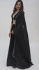 Black Velvet Beaded Lehenga Set